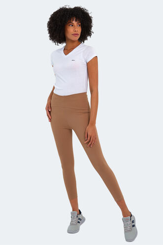 Slazenger PRANAV NEW Women's Tights Beige - Thumbnail