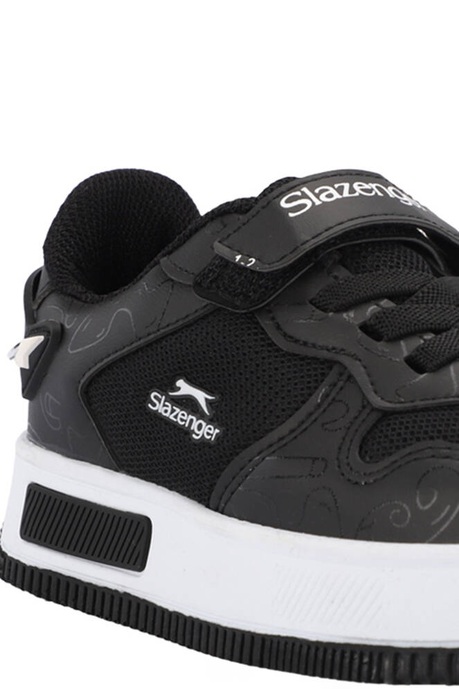 Slazenger PREAT Unisex Çocuk Sneaker Ayakkabı Siyah - Beyaz