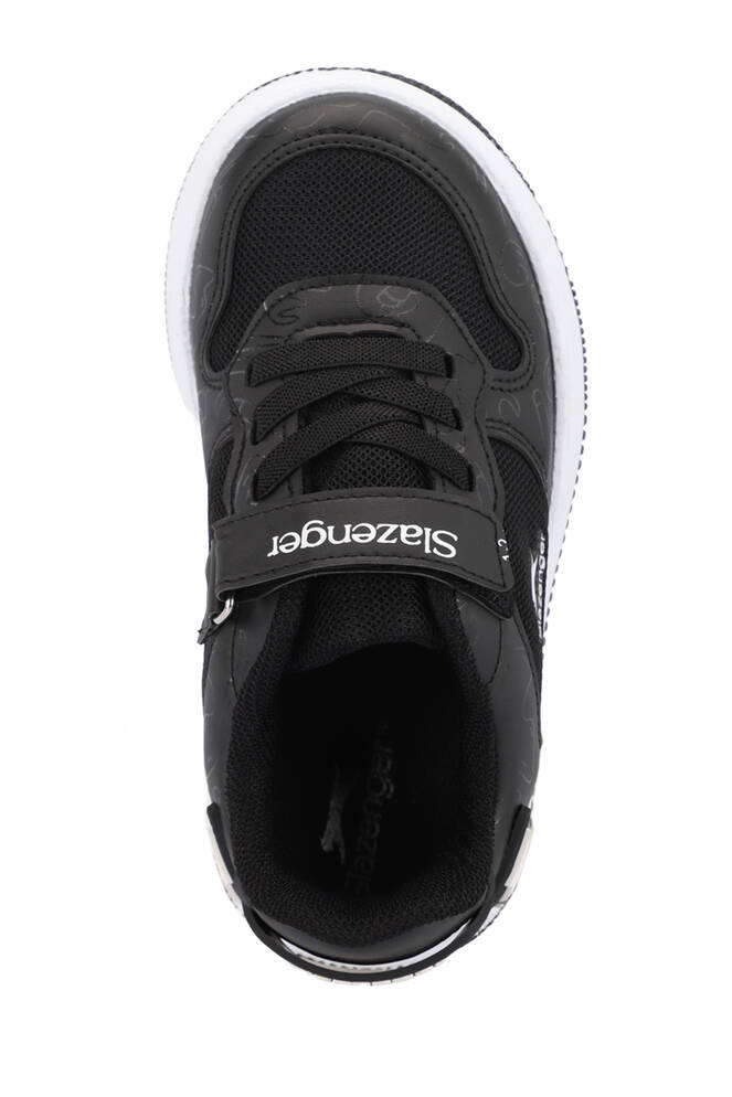 Slazenger PREAT Unisex Çocuk Sneaker Ayakkabı Siyah - Beyaz