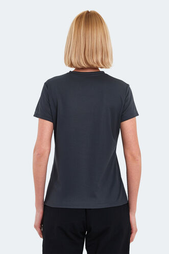 Slazenger RACING Women's T-Shirt Anthracite - Thumbnail