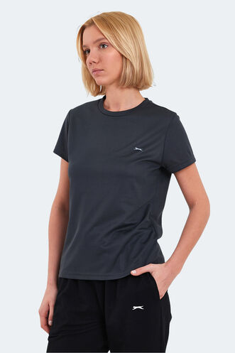 Slazenger RACING Women's T-Shirt Anthracite - Thumbnail