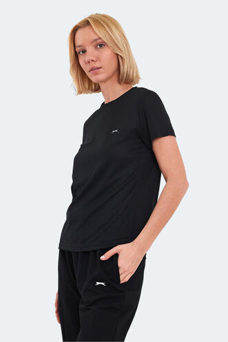 Slazenger RACING Women's T-Shirt Black - Thumbnail