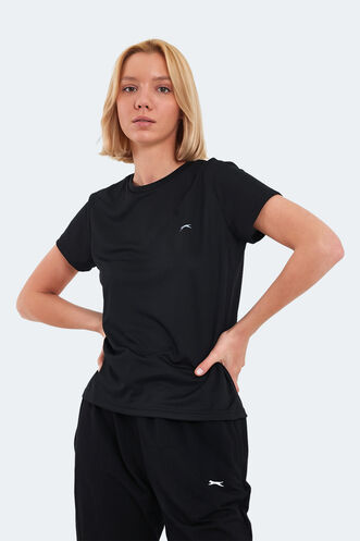 Slazenger RACING Women's T-Shirt Black - Thumbnail