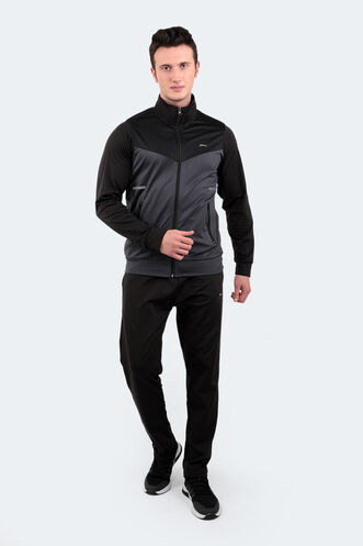 Slazenger RADIO Men's Tracksuit Black - Anthracite - Thumbnail