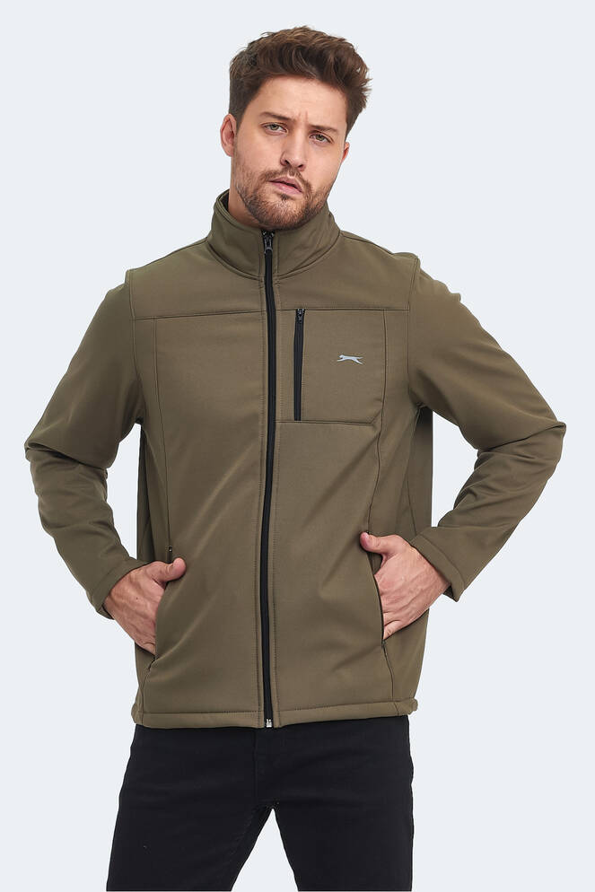 Slazenger RADOS Men's Jacket & Coat Khaki