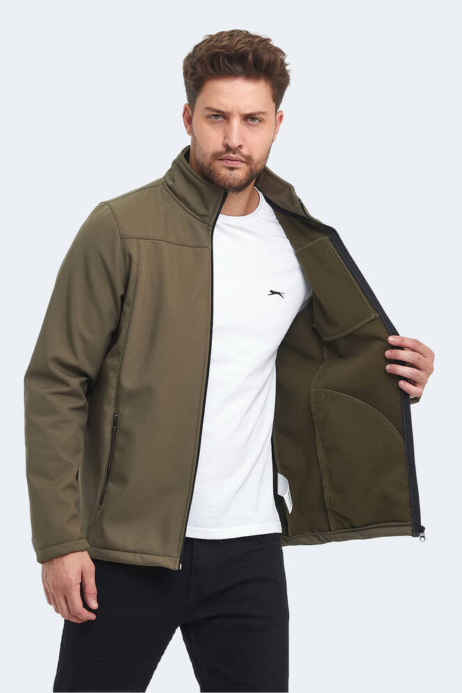 Slazenger RADOS Men's Jacket & Coat Khaki