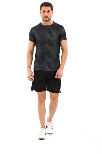 Slazenger RADZIM Men's Short Sleeve T-Shirt Black - Thumbnail