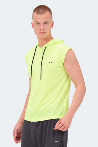 Slazenger RAG Men's T-Shirt Neon Yellow - Thumbnail