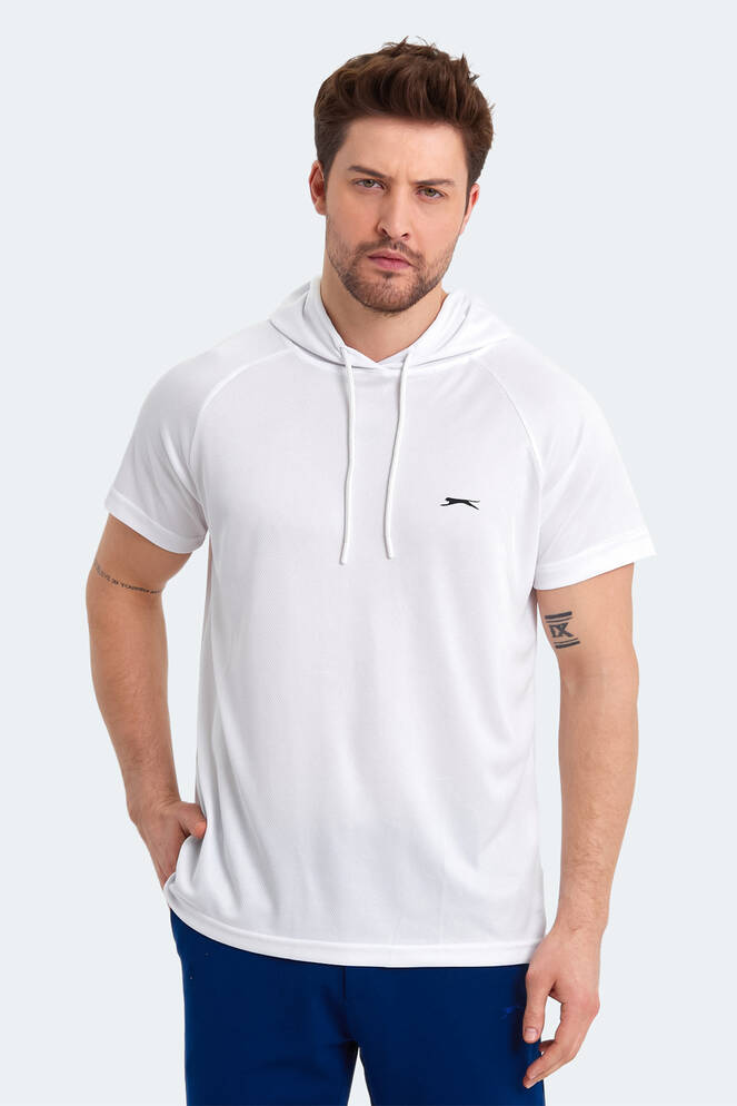 Slazenger RAGNA Erkek Kısa Kollu T-Shirt Beyaz