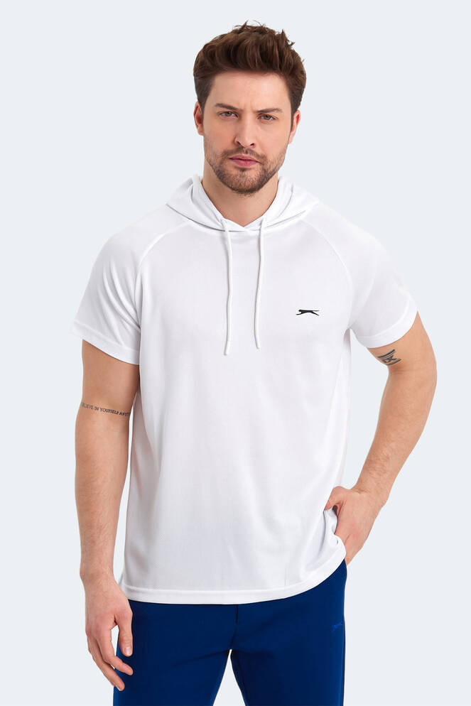 Slazenger RAGNA Erkek Kısa Kollu T-Shirt Beyaz