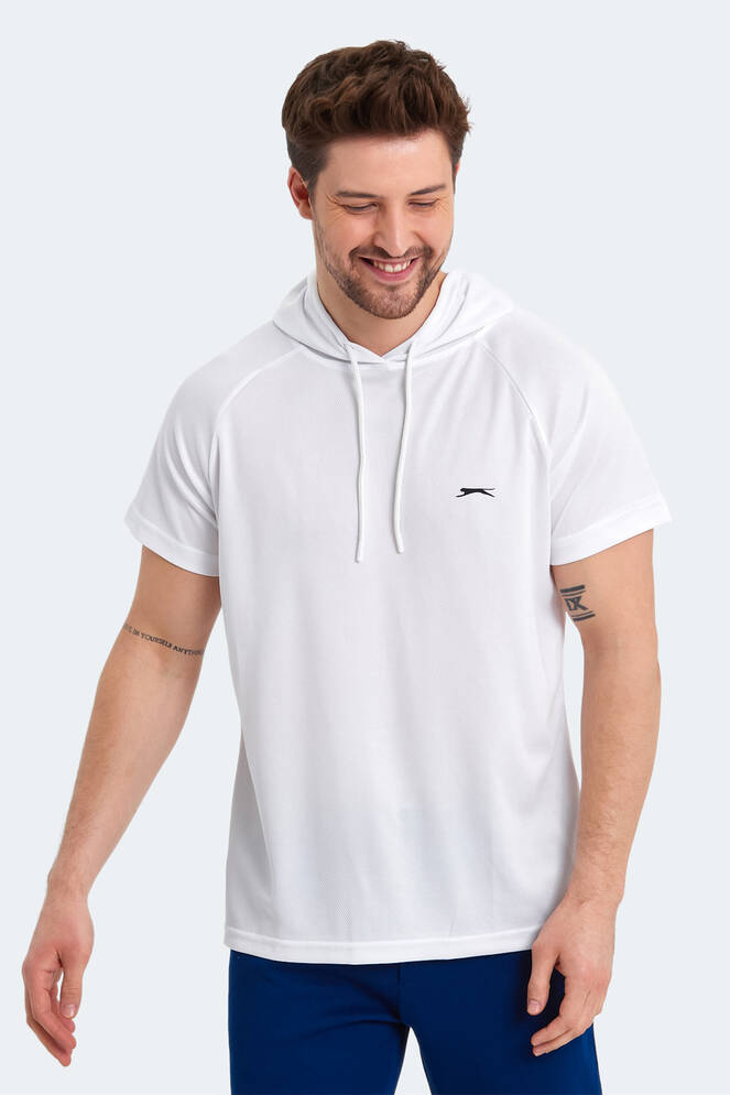 Slazenger RAGNA Erkek Kısa Kollu T-Shirt Beyaz