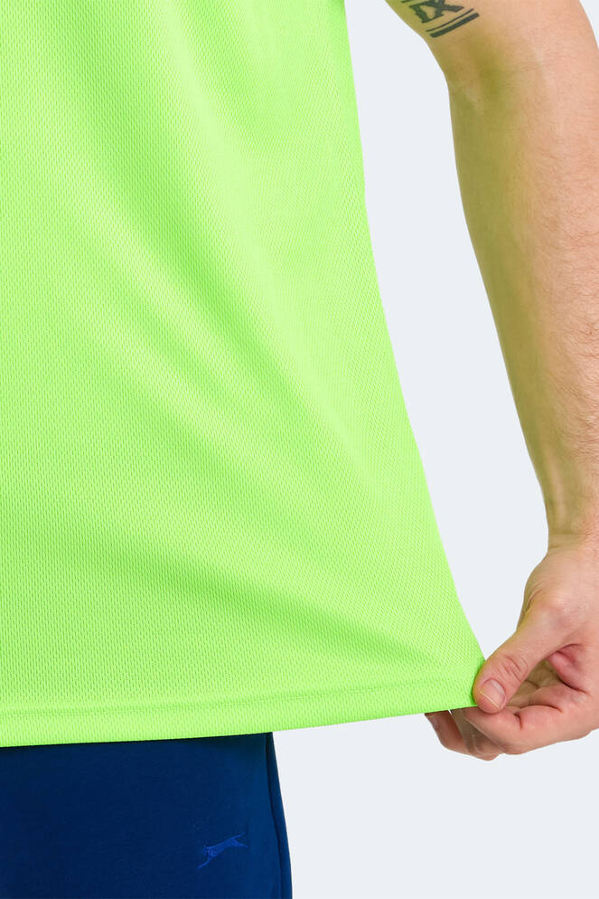 Slazenger RAGNA Erkek Kısa Kollu T-Shirt Neon Sarı