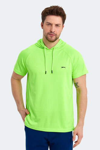 Slazenger RAGNA Erkek Kısa Kollu T-Shirt Neon Sarı - Thumbnail