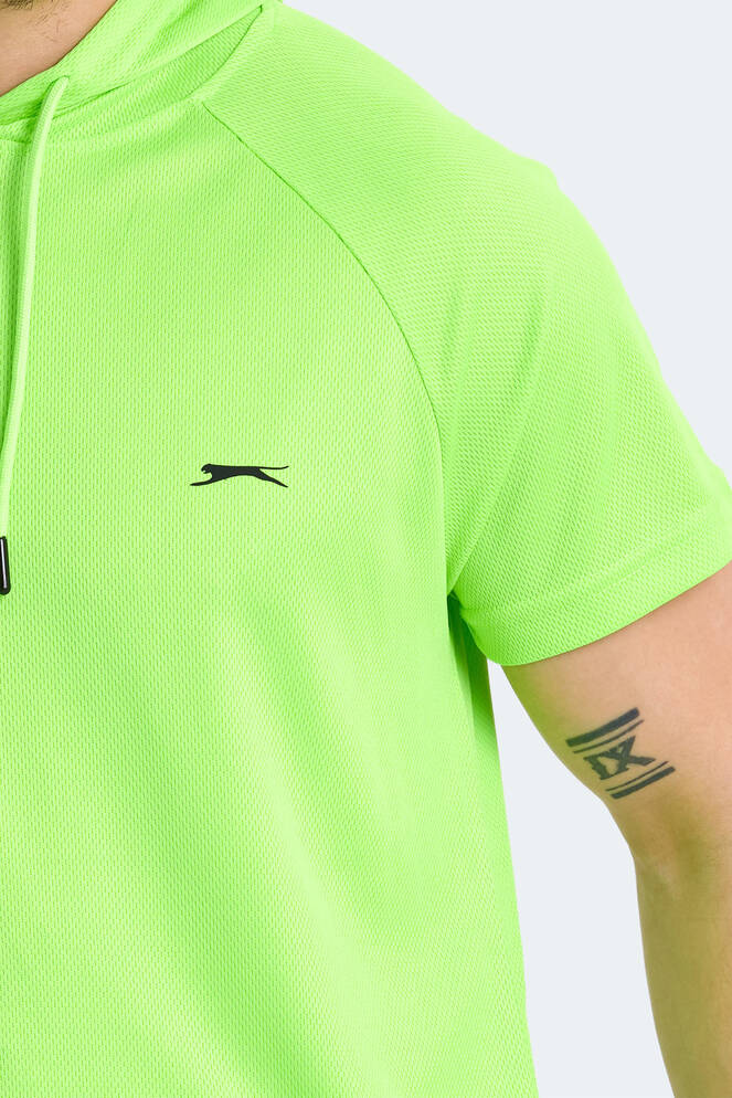 Slazenger RAGNA Men's Short Sleeve T-Shirt Neon Yellow