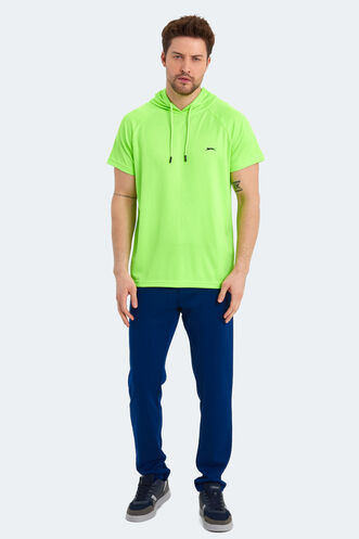 Slazenger RAGNA Men's Short Sleeve T-Shirt Neon Yellow - Thumbnail