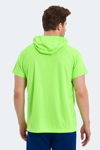 Slazenger RAGNA Men's Short Sleeve T-Shirt Neon Yellow - Thumbnail