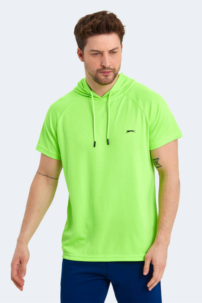 Slazenger RAGNA Men's Short Sleeve T-Shirt Neon Yellow