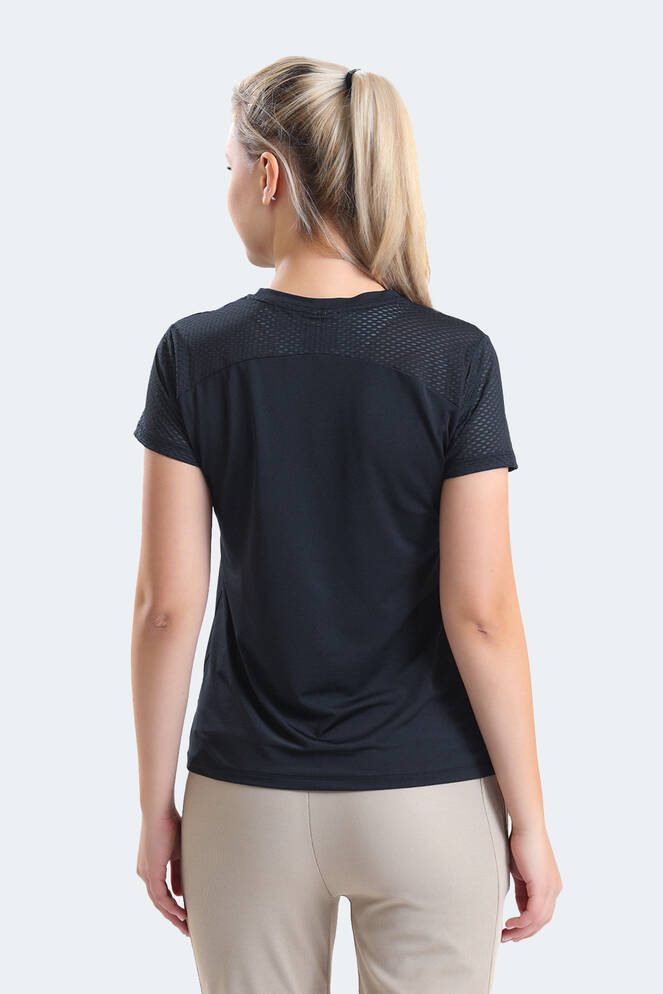 Slazenger RAIL Women's Short Sleeve T-Shirt Black