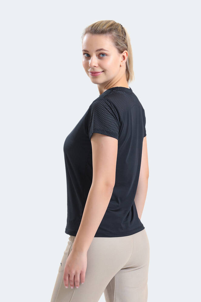 Slazenger RAIL Women's Short Sleeve T-Shirt Black