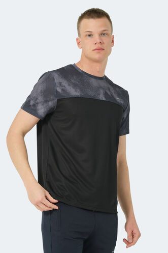 Slazenger RAINE Men's T-Shirt Black - Thumbnail