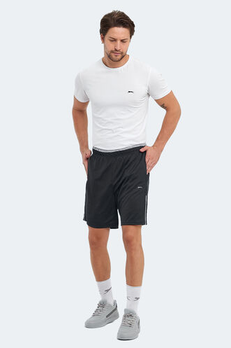 Slazenger RAJAB Men's Shorts Dark Grey - Thumbnail