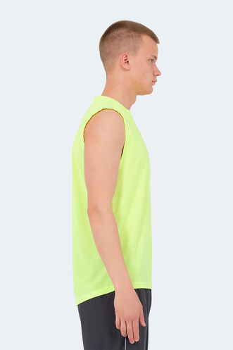 Slazenger RAJYA Men's T-Shirt Neon Yellow - Thumbnail