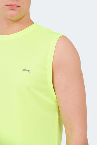 Slazenger RAJYA Men's T-Shirt Neon Yellow - Thumbnail