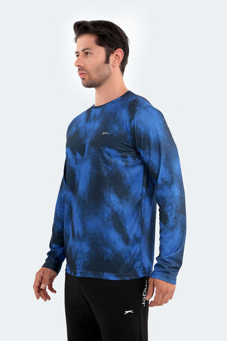 Slazenger RAMESH Men's Long Sleeve T-Shirt Navy - Thumbnail