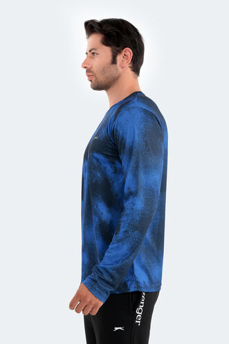 Slazenger RAMESH Men's Long Sleeve T-Shirt Navy - Thumbnail