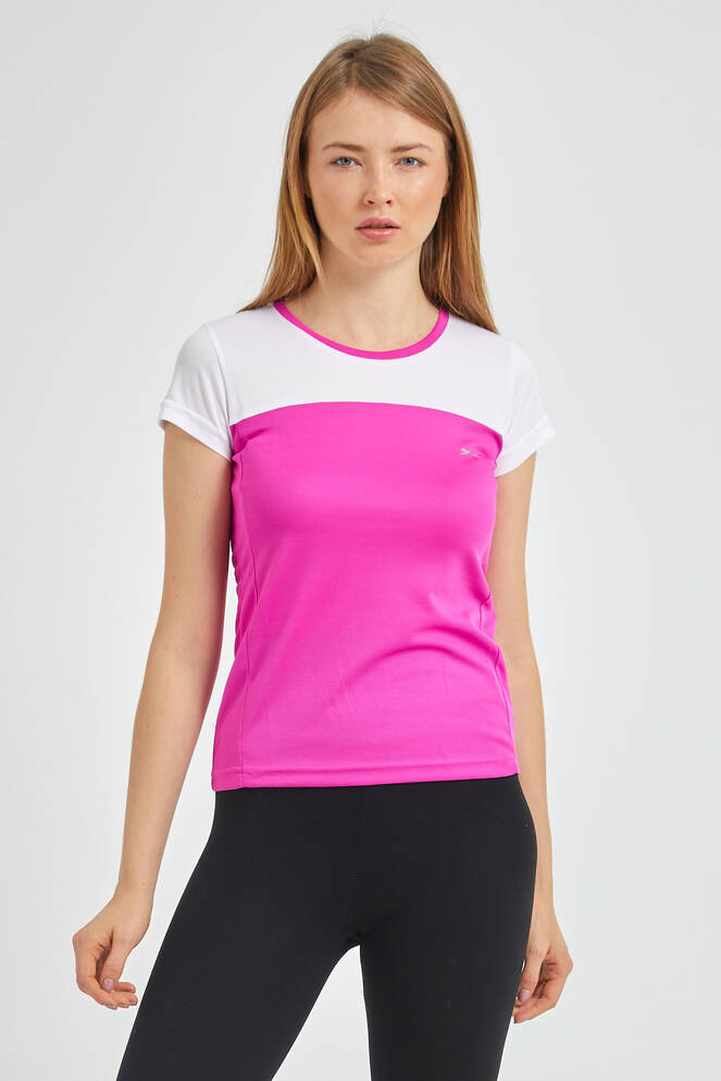 Slazenger RANDERS Women's Short Sleeve T-Shirt Fuchsia