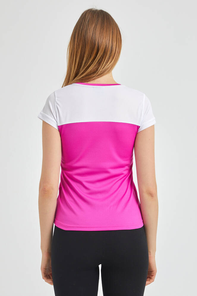 Slazenger RANDERS Women's Short Sleeve T-Shirt Fuchsia