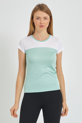 Slazenger RANDERS Women's Short Sleeve T-Shirt Green - Thumbnail