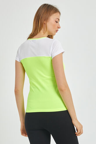 Slazenger RANDERS Women's Short Sleeve T-Shirt Neon Yellow - Thumbnail