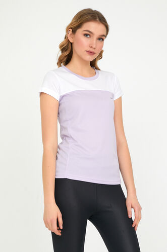 Slazenger RANDERS Women's Short Sleeve T-Shirt Purple - Thumbnail