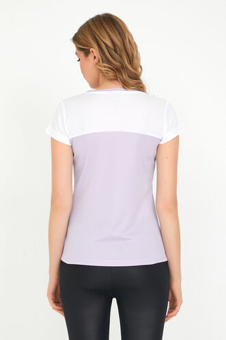 Slazenger RANDERS Women's Short Sleeve T-Shirt Purple - Thumbnail