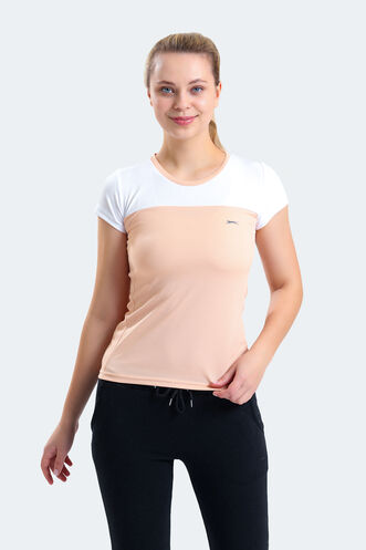 Slazenger RANDERS Women's Short Sleeve T-Shirt Salmon - Thumbnail