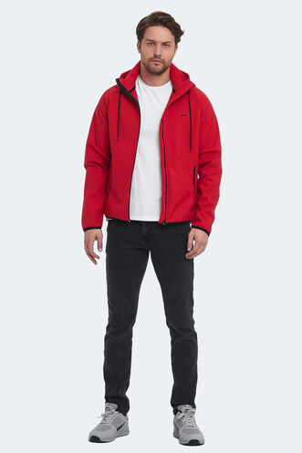 Slazenger RANGI Men's Jacket & Coat Red - Thumbnail