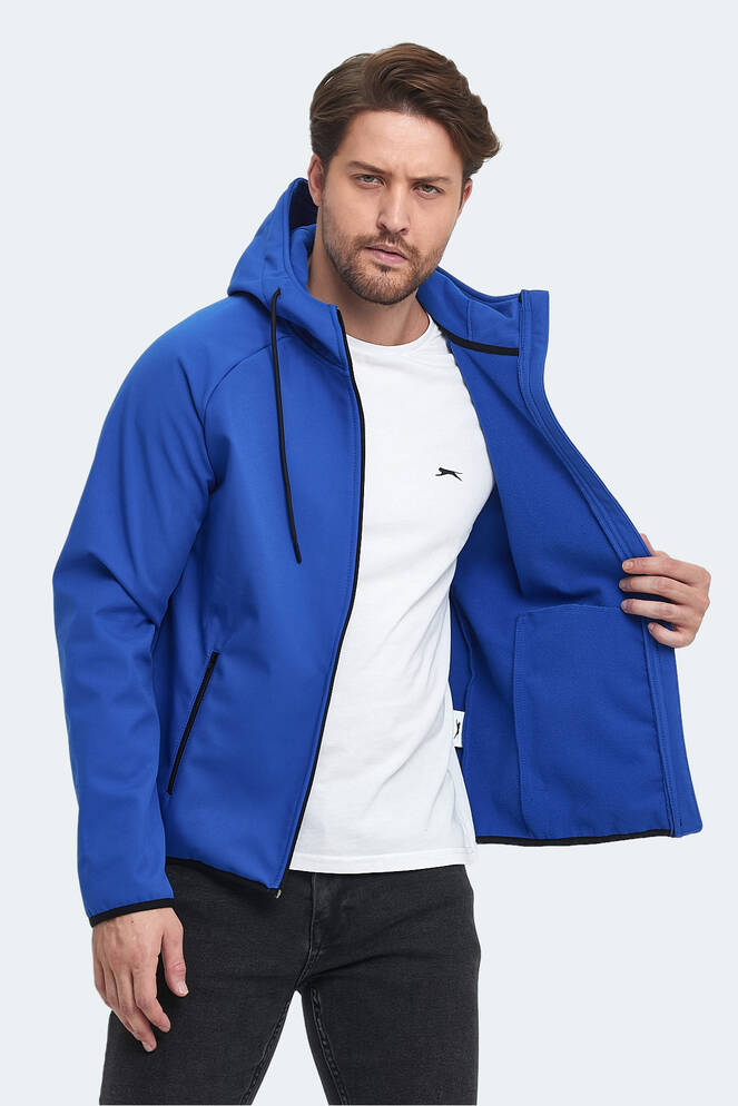 Slazenger RANGI Men's Jacket & Coat Saks Blue