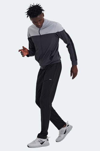 Slazenger RAPIDLY Men's Tracksuit Dark Gray - Thumbnail