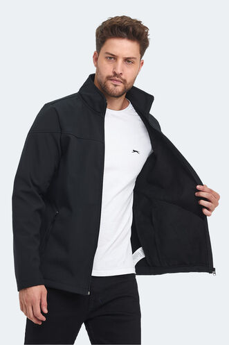 Slazenger RAPIDO Men's Jacket Black - Thumbnail