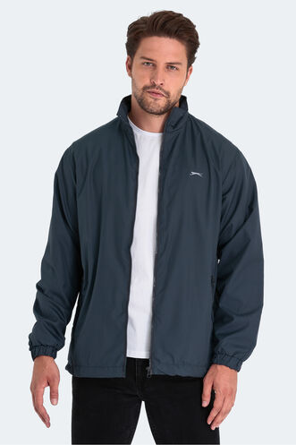 Slazenger RAREN Men's Raincoat Petrol - Thumbnail