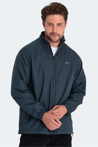 Slazenger RAREN Men's Raincoat Petrol - Thumbnail