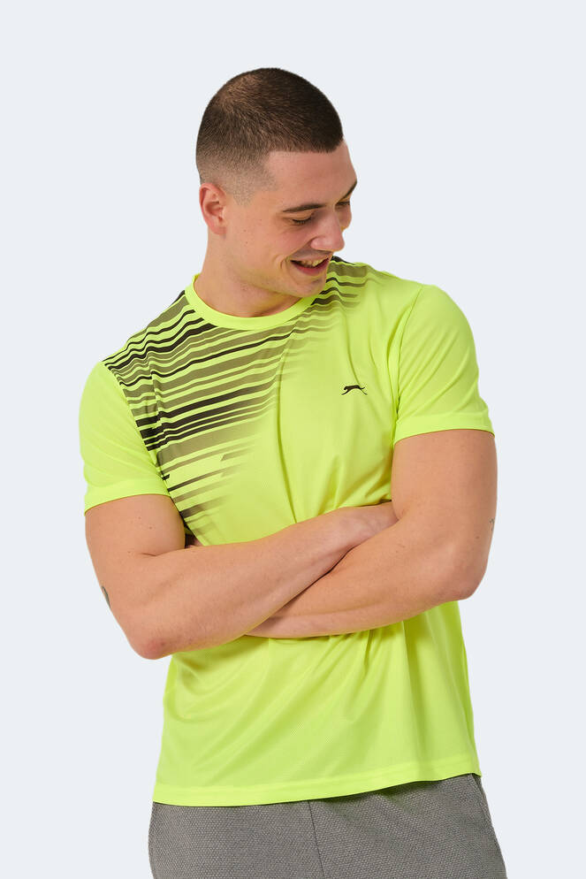 Slazenger RAVEN Erkek Tişört Neon Sarı