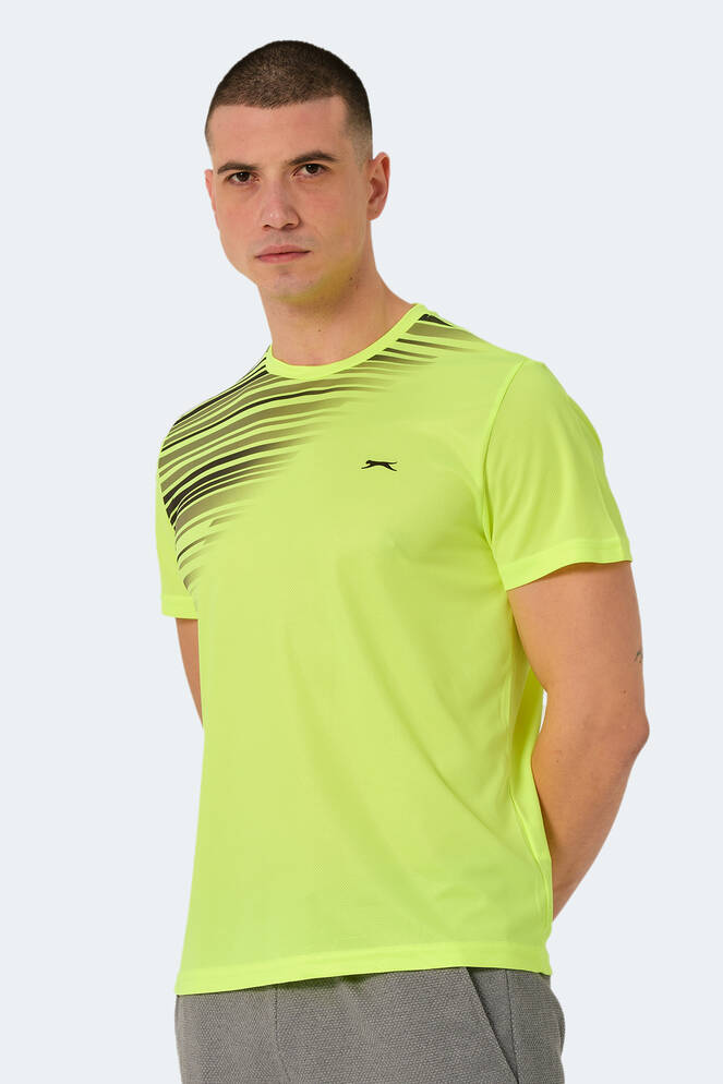 Slazenger RAVEN Erkek Tişört Neon Sarı