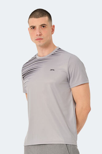 Slazenger RAVEN Men's T-Shirt Gray - Thumbnail