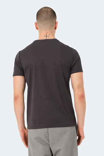 Slazenger READ Men's T-Shirt Dark Gray - Thumbnail