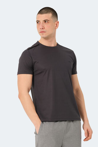 Slazenger READ Men's T-Shirt Dark Gray - Thumbnail