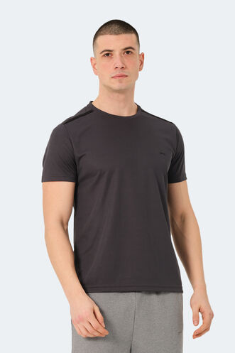 Slazenger READ Men's T-Shirt Dark Gray - Thumbnail