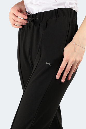 Slazenger REAGAN Women's Tracksuit Bottoms Black - Thumbnail