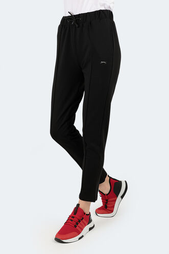 Slazenger REAGAN Women's Tracksuit Bottoms Black - Thumbnail